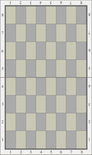 chess board for linguistic lexical tournaments